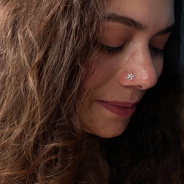 Dainty Zircon Flower